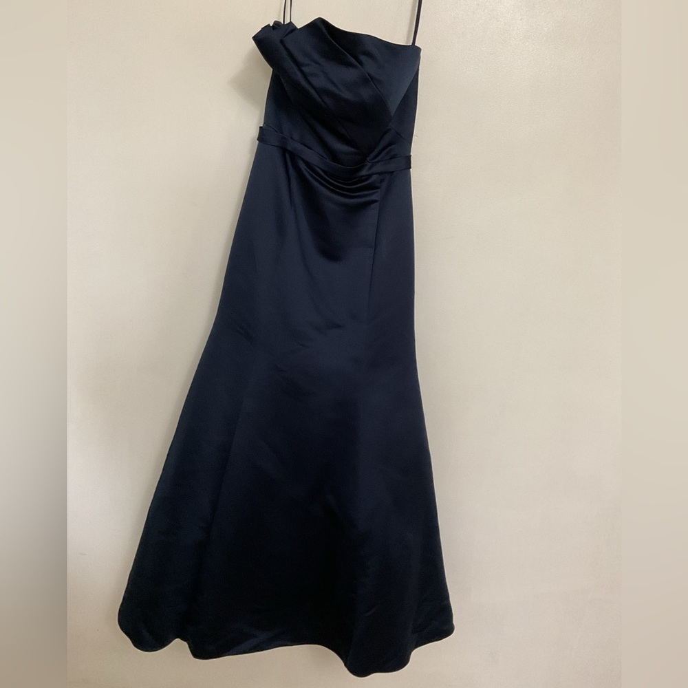 Priscilla of Boston strapless dress size 10Blue